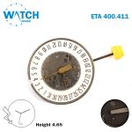 ETA 400.411 Swiss Made Movement, White Date Disk on 6, 3 Hands. - Image 2