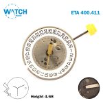 ETA 400.411 Swiss Made Watch Movement, White Date Disk on 3, 3 Hands. - Image 2
