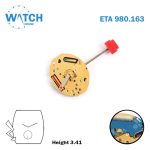 ETA 980.163 Swiss Made Watch Movement, 2 Hands, Small SEC at 6. - Image 2