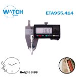ETA 955.414 Swiss Watch Quartz Movement, White Date Disk at 6, 2 Hands. - Image 3